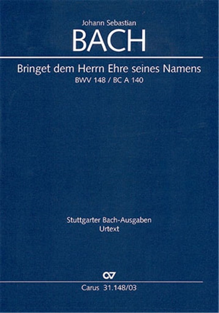 Bringet dem Herrn Ehre seines Namens
